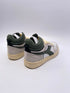 Diadora Magic basket demi cut suede leather white / dark forest
